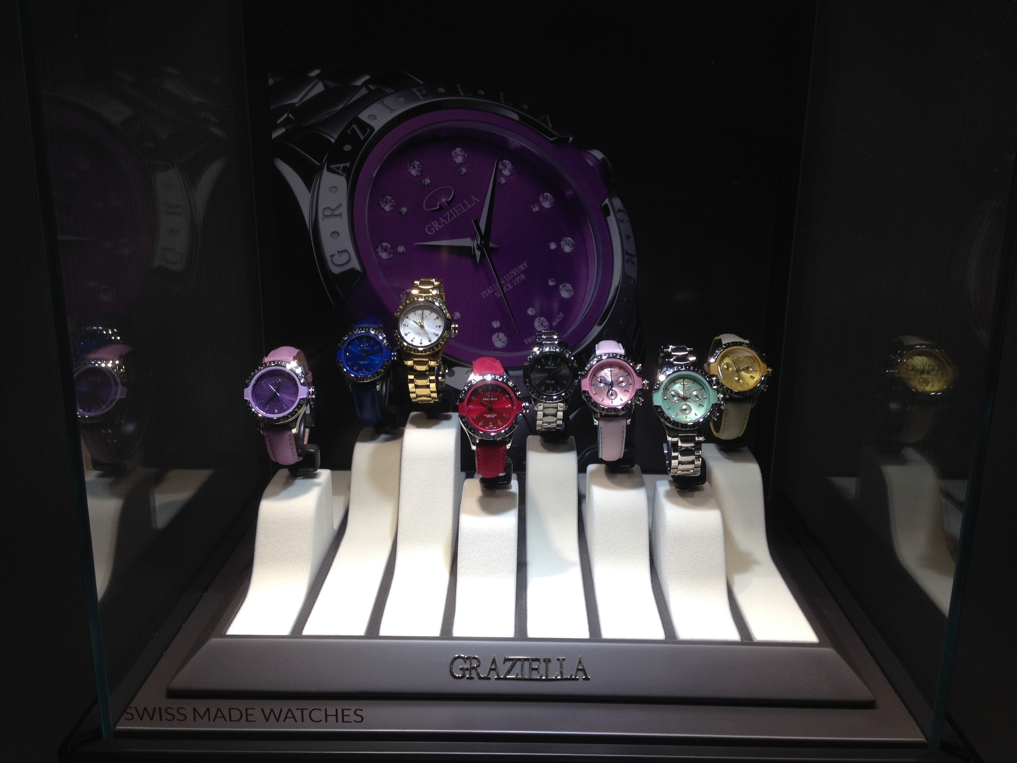 watches display